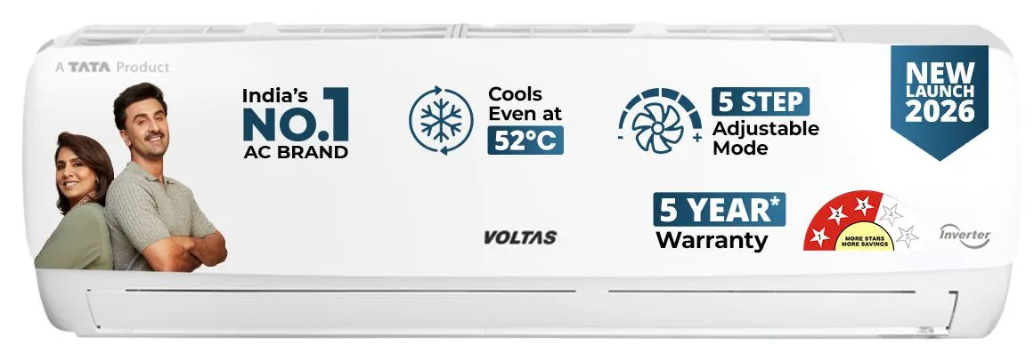 Voltas Split Air Conditioner, 2 Ton, 3 Star - 243INV Vectra Elegant