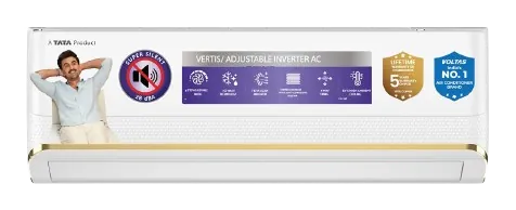 Voltas Split Air Conditioner, 1.5 Ton, 3 Star - 183INV Vertis Zephyr Gold